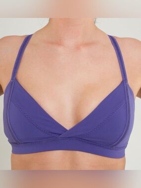 Lululemon Dignity Purple Wireless Bralette/Sport Bra size 12